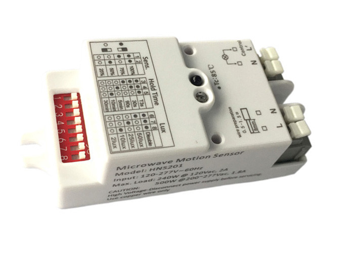 Dual Daylight Microwave Sensor Switch HNS201 Real Lux Off Function